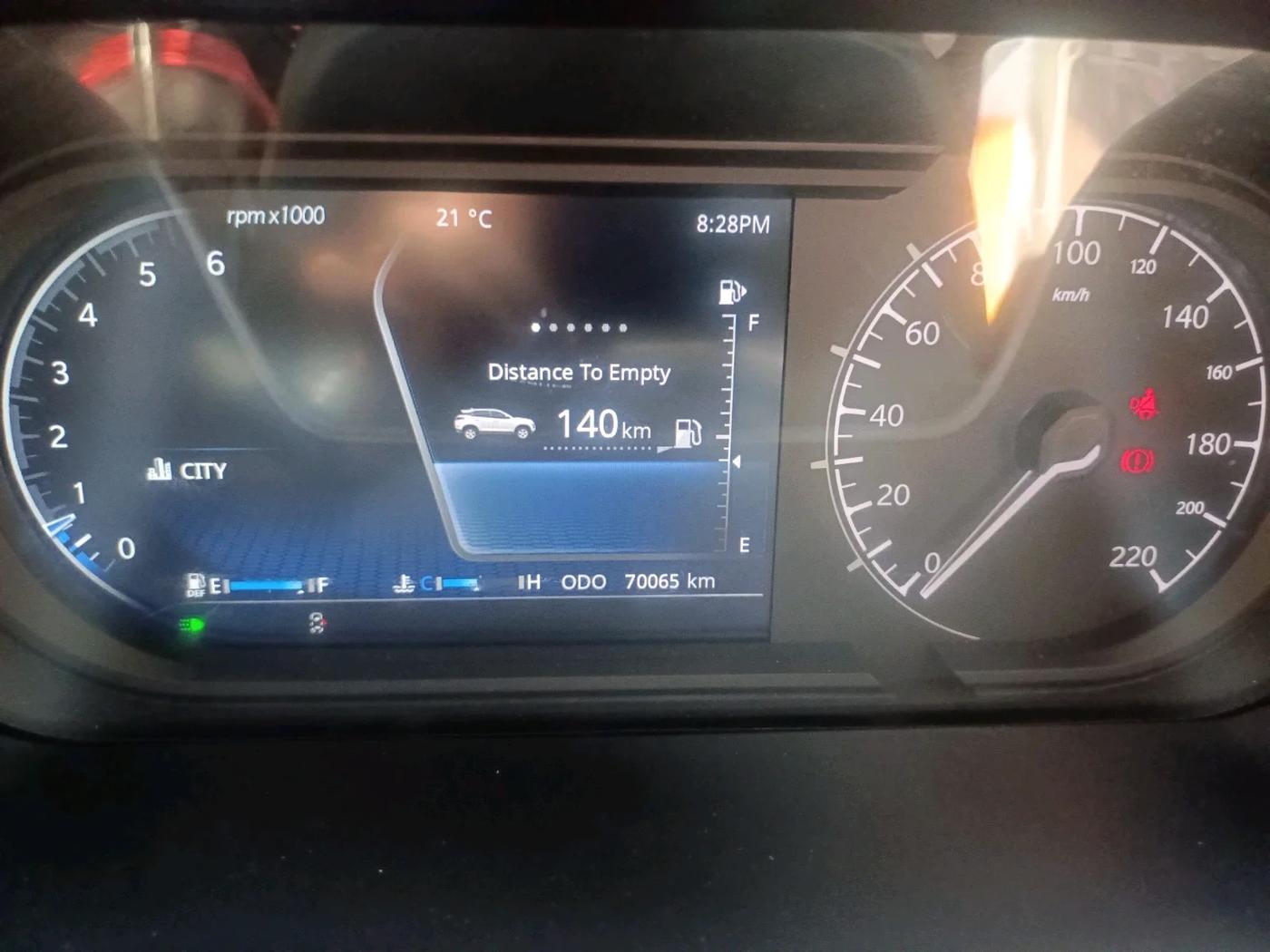 2021 Tata Harrier XZ PLUS 2.0L, Diesel, Manual, 70,065 km, interior