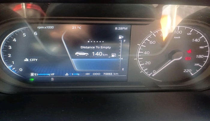 2021 Tata Harrier XZ PLUS 2.0L, Diesel, Manual, 70,065 km, interior