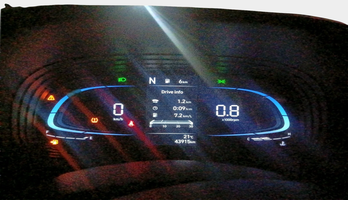 2022 Hyundai VENUE S (O) 1.0 TURBO IMT, Petrol, Manual, 43,915 km, interior