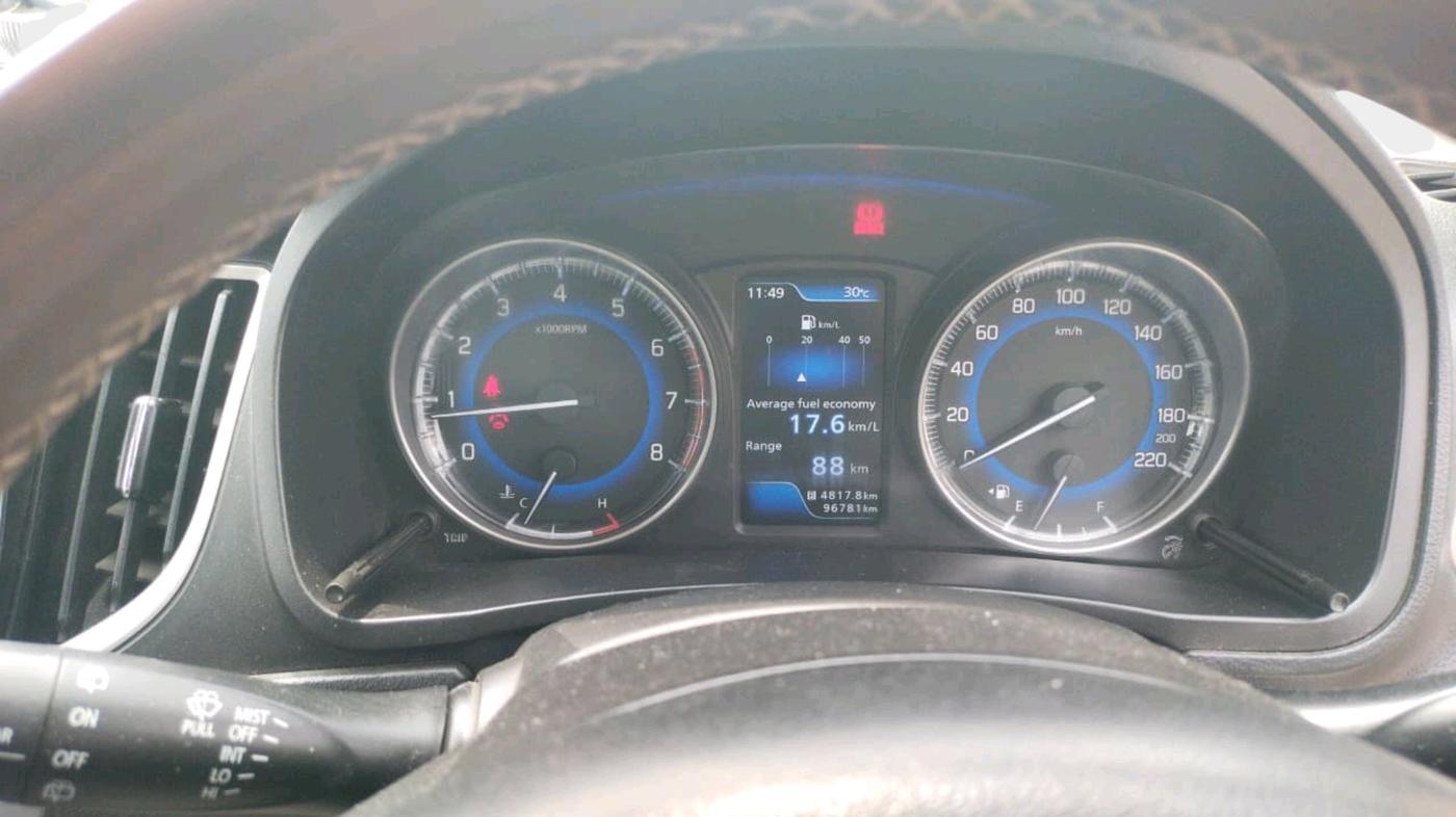 2020 Toyota Glanza G, Petrol, Manual, 96,781 km, interior