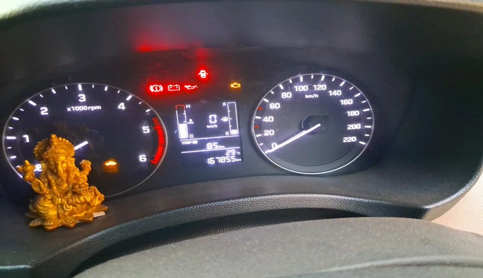 2017 Hyundai Creta SX PLUS 1.6 DIESEL, Diesel, Manual, 1,67,855 km, interior