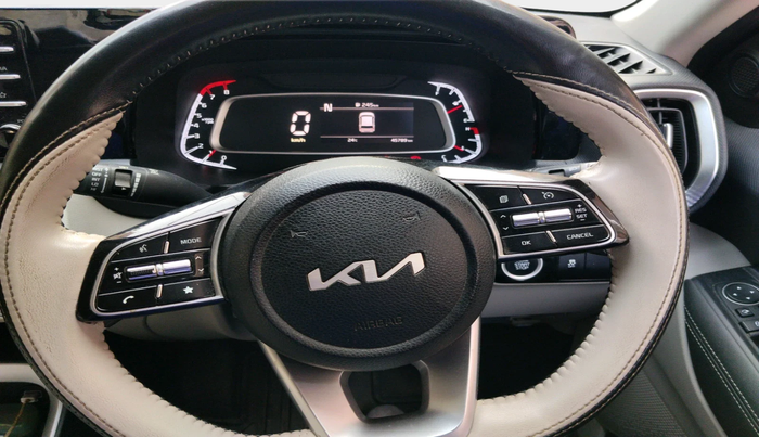 2022 KIA SONET HTX 1.0 IMT, Petrol, Manual, 45,789 km, interior