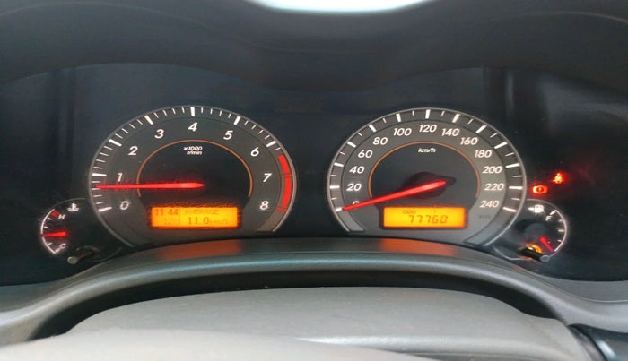 2011 Toyota Corolla Altis G PETROL, Petrol, Manual, 77,760 km, interior