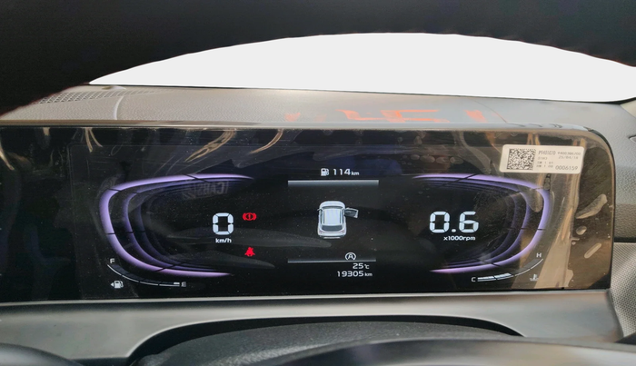 2025 KIA SELTOS HTE (O)1.5 Petrol MT, Petrol, Manual, 19,305 km, interior