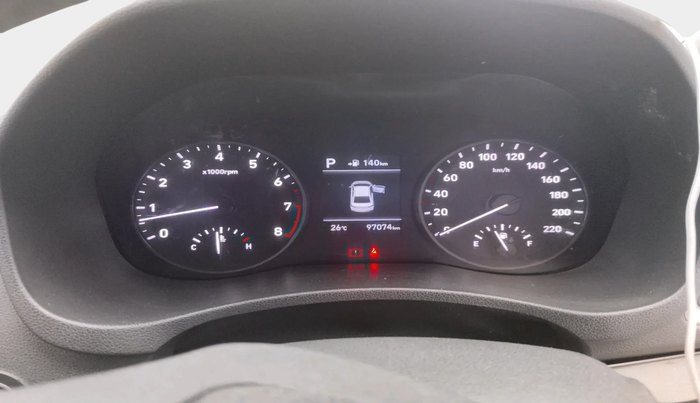 2017 Hyundai Verna 1.6 VTVT SX (O) AT, Petrol, Automatic, 97,074 km, interior