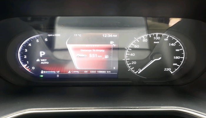 2021 Tata Harrier XZA PLUS 2.0L, Diesel, Automatic, 1,08,665 km, interior