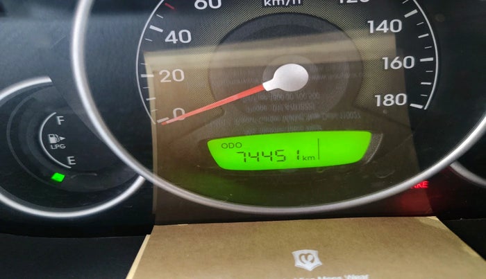 2012 Hyundai Eon D-LITE + LPG, Petrol, Manual, 74,451 km, interior