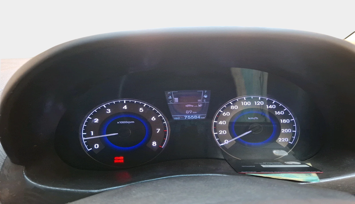 2012 Hyundai Verna FLUIDIC 1.6 VTVT SX, Petrol, Manual, 75,584 km, interior