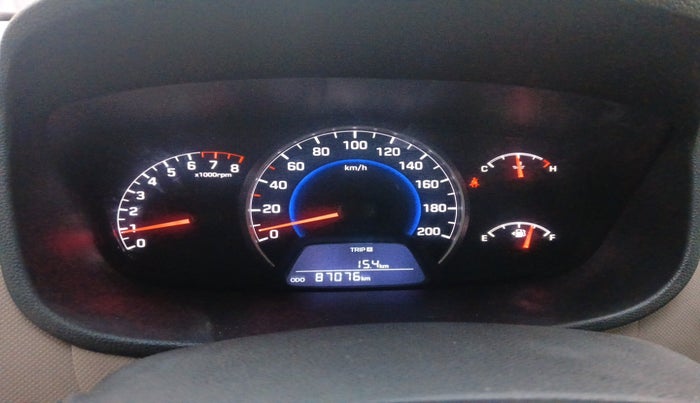 2013 Hyundai Grand i10 SPORTZ 1.2 KAPPA VTVT, Petrol, Manual, 87,076 km, interior