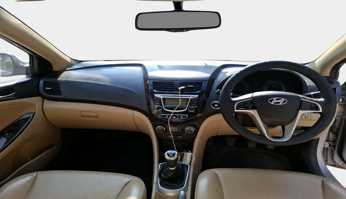 2013 Hyundai Verna FLUIDIC 1.6 VTVT SX OPT, Petrol, Manual, 81,479 km, interior