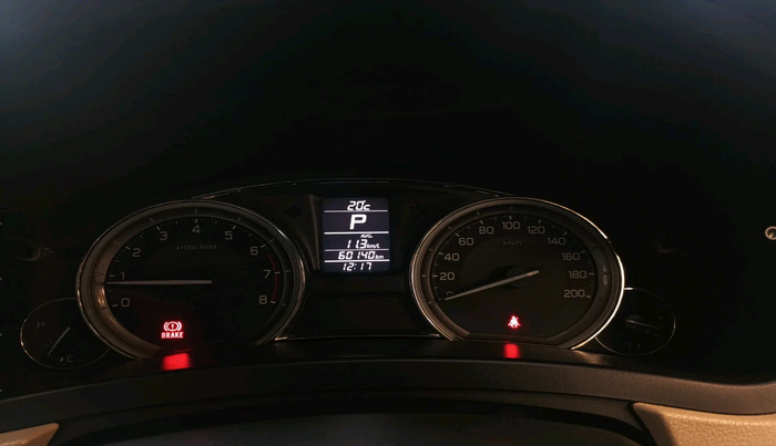 2017 Maruti Ciaz ALPHA  AT 1.4  PETROL, Petrol, Automatic, 60,140 km, interior