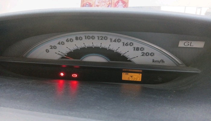 2011 Toyota Etios Liva G, Petrol, Manual, 67,391 km, interior