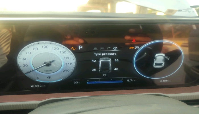 2025 Hyundai Creta SX (O) 1.5 TURBO DCT, Petrol, Automatic, 8,485 km, interior