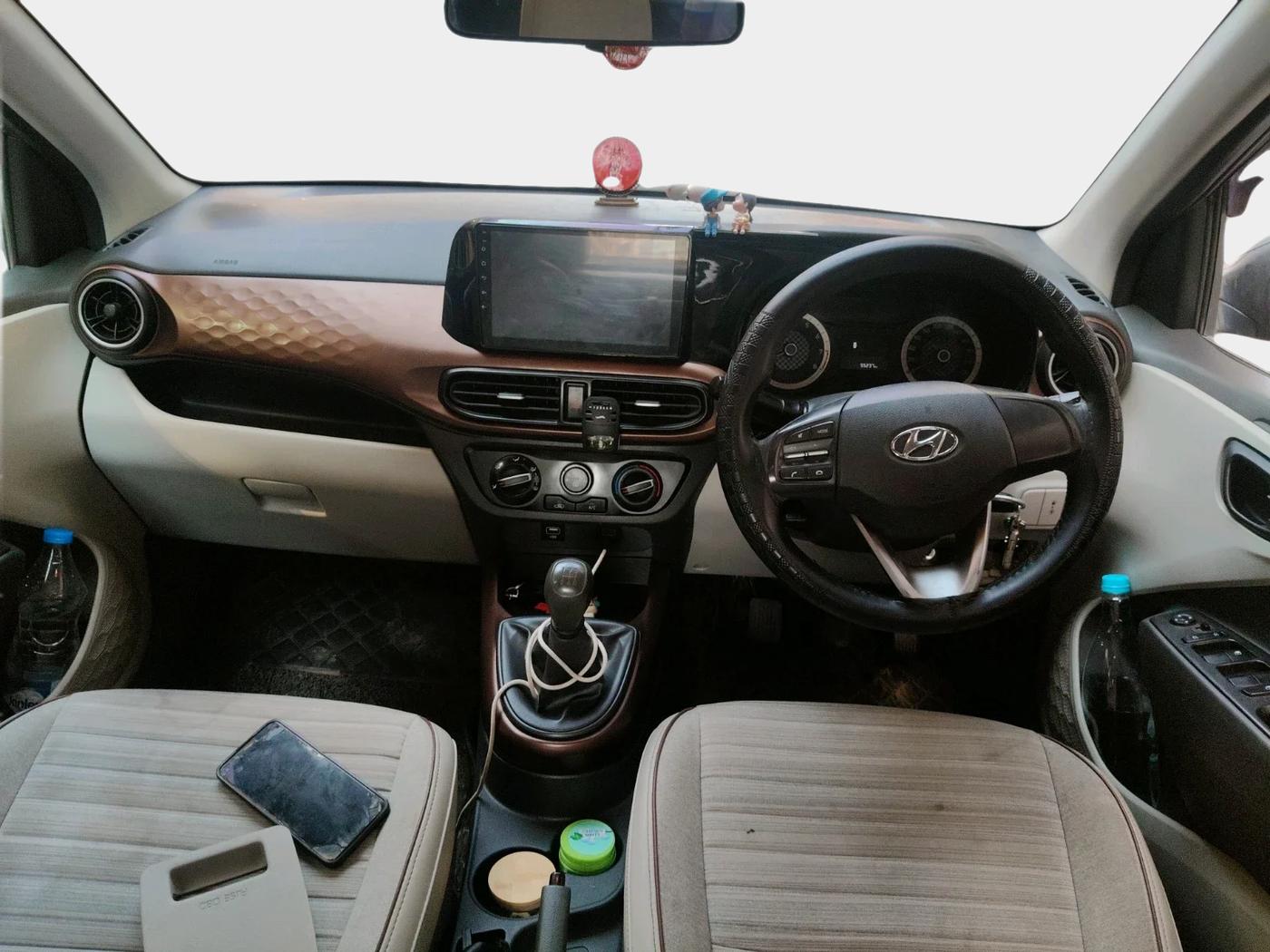 2021 Hyundai AURA S 1.2 CNG, CNG, Manual, 55,237 km, interior