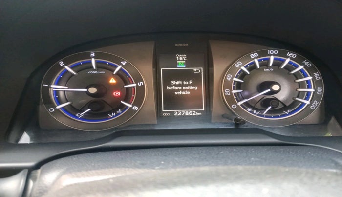 2016 Toyota Innova Crysta 2.8 ZX AT 7 STR, Diesel, Automatic, 2,27,862 km, interior