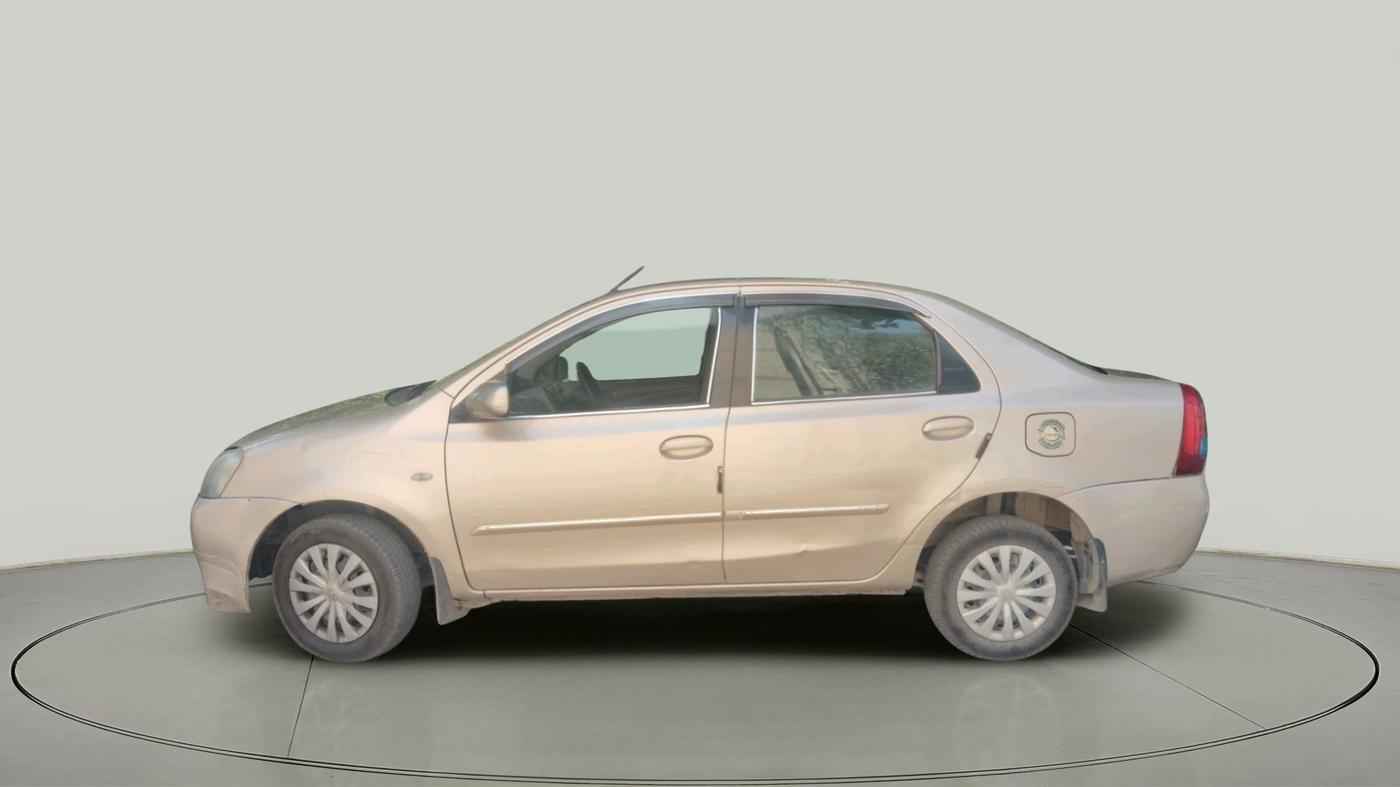 2011 Toyota Etios G, Petrol, Manual, 73,564 km, exterior