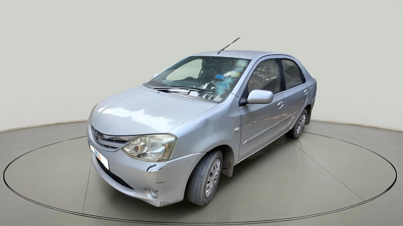 2012 Toyota Etios G, Petrol, Manual, 74,983 km, exterior