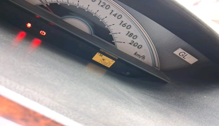 2012 Toyota Etios G, Petrol, Manual, 74,983 km, interior