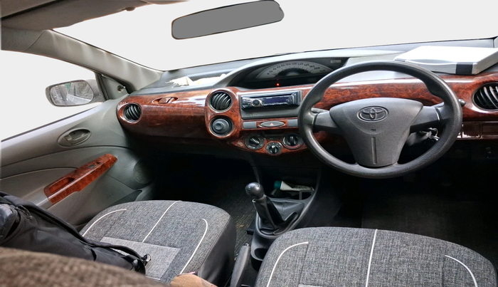 2012 Toyota Etios G, Petrol, Manual, 74,983 km, interior