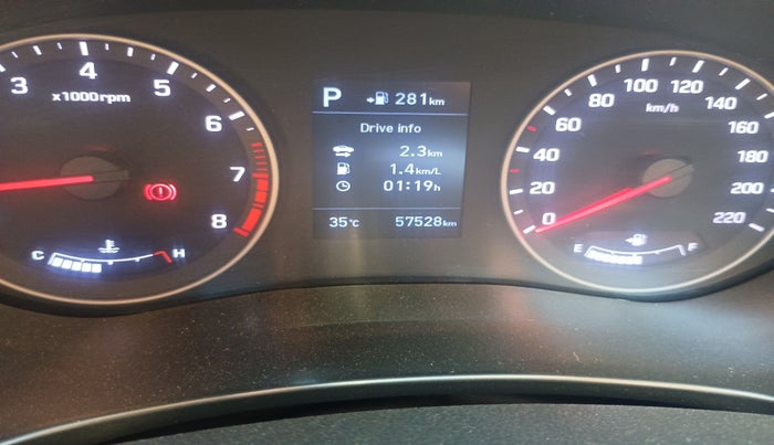 2019 Hyundai Elite i20 ASTA (O) CVT, Petrol, Automatic, 57,528 km, interior