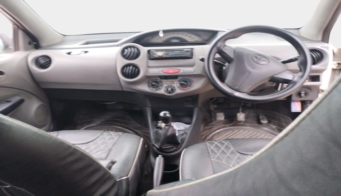 2011 Toyota Etios G, Petrol, Manual, 1,63,150 km, interior