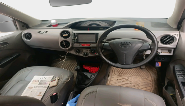 2011 Toyota Etios G, Petrol, Manual, 76,452 km, interior
