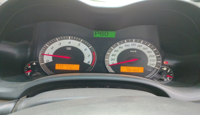 2011 Toyota Corolla Altis GL PETROL, Petrol, Manual, 96,460 km, interior