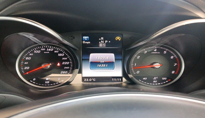 2015 Mercedes Benz C Class C 200 AVANTGARDE, Petrol, Automatic, 16,351 km, interior