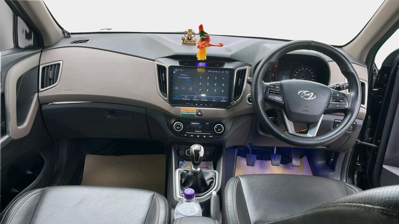 2016 Hyundai Creta SX (O) 1.6 DIESEL, Diesel, Manual, 1,30,533 km, interior