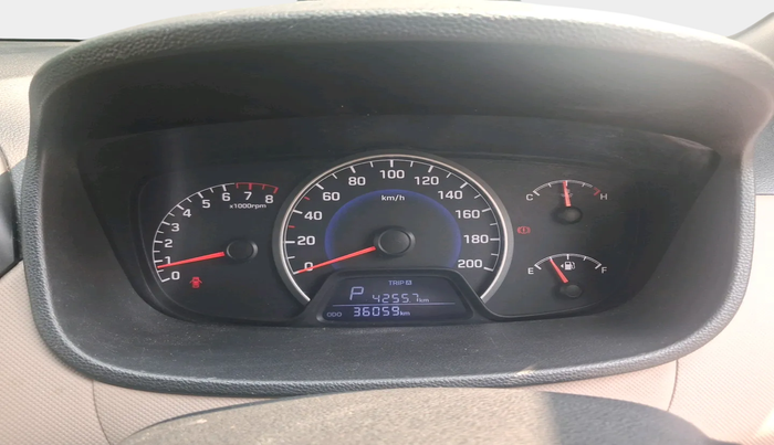 2016 Hyundai Grand i10 MAGNA AT 1.2 KAPPA VTVT, Petrol, Automatic, 36,059 km, interior