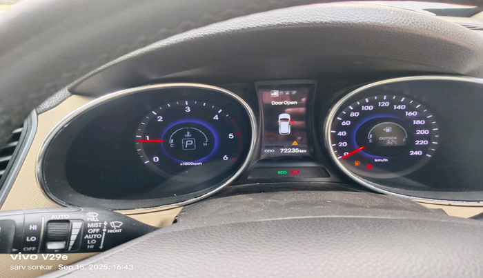 2014 Hyundai Santa Fe 4 WD AT, Diesel, Automatic, 72,235 km, interior