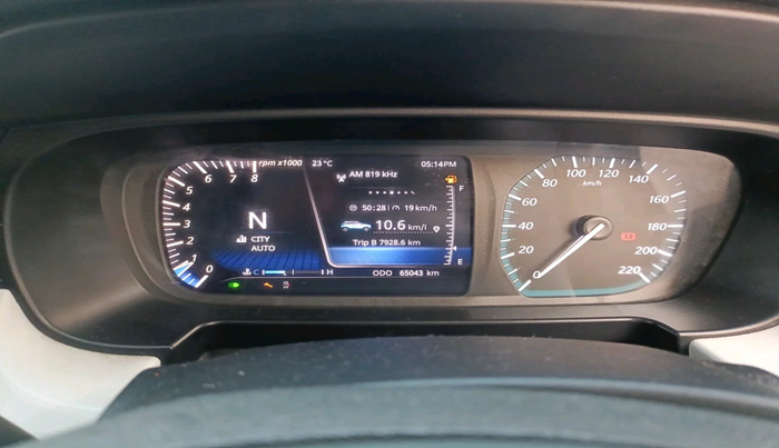 2022 Tata PUNCH CREATIVE AMT 1.2 RTN DUAL TONE, Petrol, Automatic, 65,043 km, interior