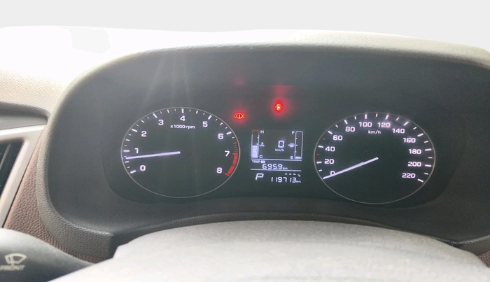 2017 Hyundai Creta SX PLUS AT 1.6 PETROL, CNG, Automatic, 1,19,713 km, interior