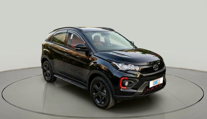 2023 Tata NEXON XZA PLUS LUX SUNROOF RED DARK PETROL, Petrol, Automatic, 33,365 km, exterior