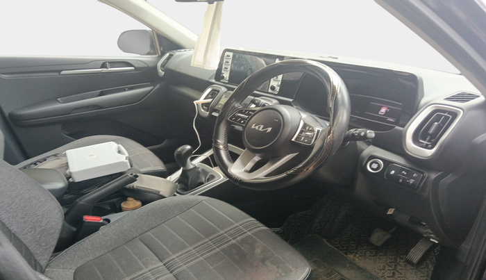 2024 KIA SONET HTK PLUS 1.0 TURBO PETROL IMT, Petrol, Manual, 27,356 km, interior