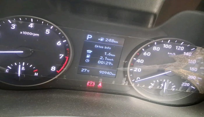 2017 Hyundai Verna 1.6 VTVT SX (O) AT, Petrol, Automatic, 90,940 km, interior