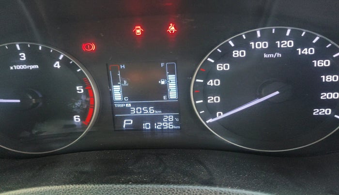 2018 Hyundai Creta SX AT 1.6 DIESEL, Diesel, Automatic, 1,01,296 km, interior