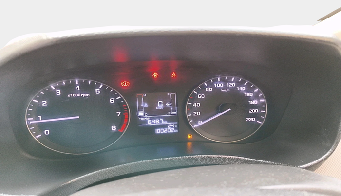 2016 Hyundai Creta SX PLUS 1.6 PETROL, Petrol, Manual, 1,00,202 km, interior