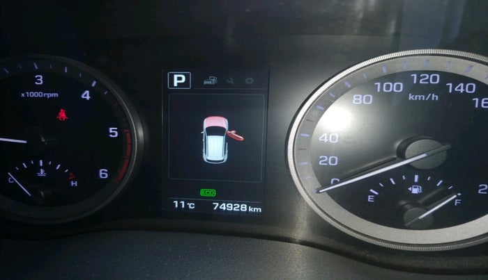 2017 Hyundai Tucson GLS 4WD AT DIESEL, Diesel, Automatic, 74,928 km, interior