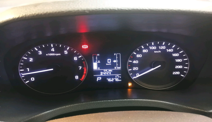 2016 Hyundai Creta SX PLUS AT 1.6 PETROL, Petrol, Automatic, 76,276 km, interior