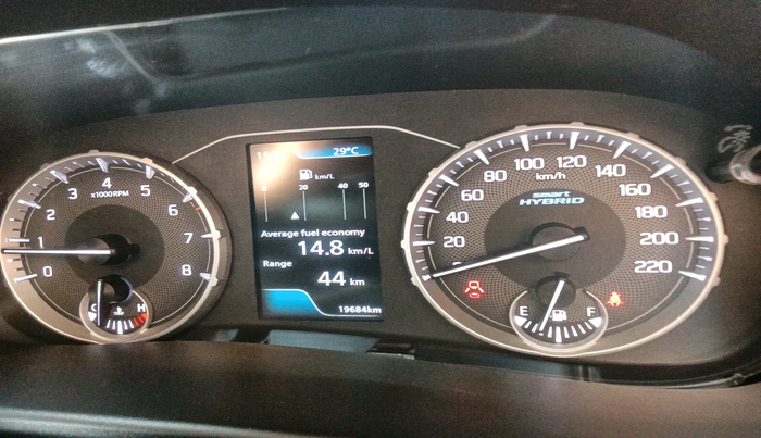 2022 Maruti BREZZA ZXI SMART HYBRID , Petrol, Manual, 19,684 km, interior