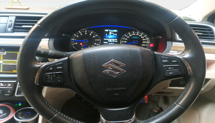 2019 Maruti Ciaz ALPHA 1.5 SHVS PETROL, Petrol, Manual, 75,975 km, interior