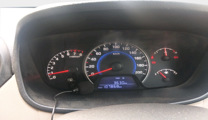 2016 Hyundai Grand i10 SPORTZ 1.2 KAPPA VTVT, CNG, Manual, 1,07,868 km, interior