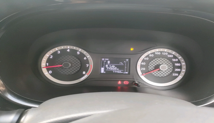 2021 Hyundai GRAND I10 NIOS SPORTZ 1.2 KAPPA VTVT CNG, Petrol, Manual, 77,450 km, interior