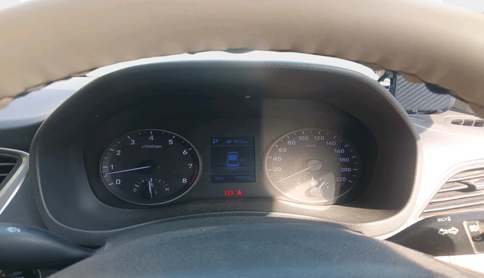 2017 Hyundai Verna 1.6 VTVT SX (O) AT, Petrol, Automatic, 77,573 km, interior