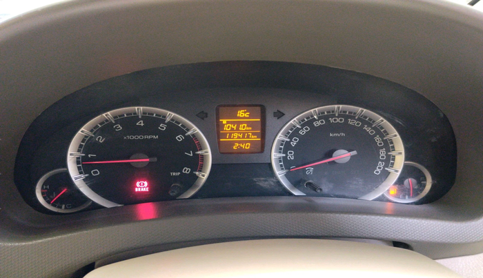 2014 Maruti Ertiga ZXI, Petrol, Manual, 1,19,417 km, interior