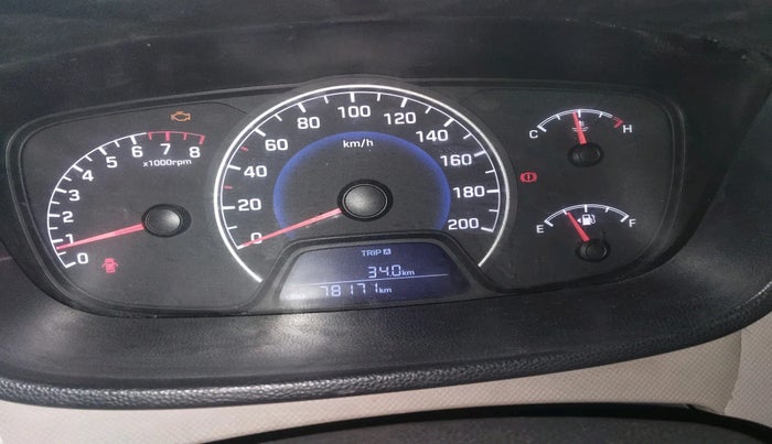 2017 Hyundai Grand i10 SPORTZ 1.2 KAPPA VTVT, Petrol, Manual, 78,171 km, interior