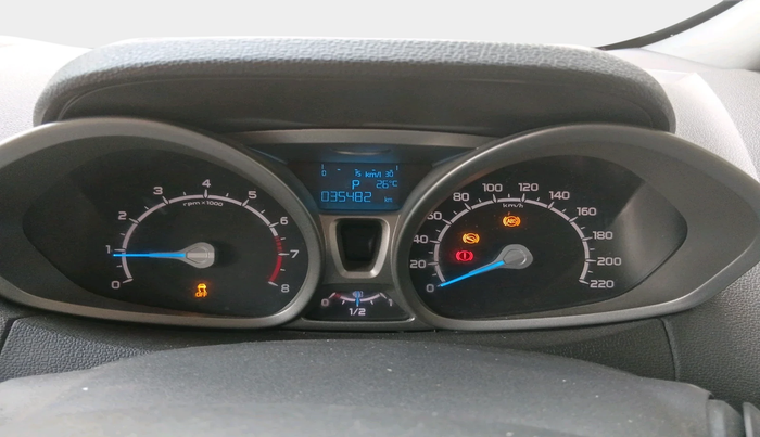 2016 Ford Ecosport TITANIUM 1.5L PETROL AT, Petrol, Automatic, 35,479 km, interior