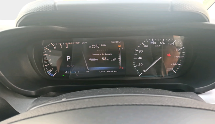 2022 Tata ALTROZ XZA, Petrol, Automatic, 49,837 km, interior