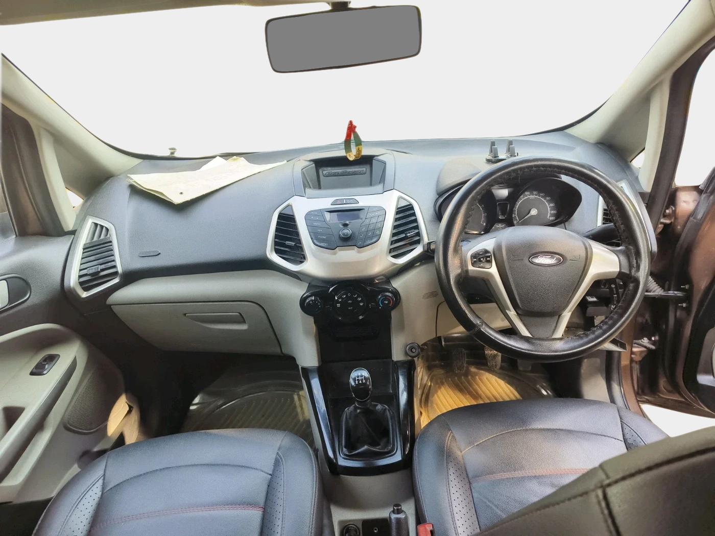 2016 Ford Ecosport TREND 1.5L PETROL, CNG, Manual, 1,35,604 km, interior